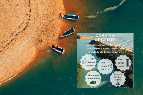 campanha de conscientização de turistas de Caraíva