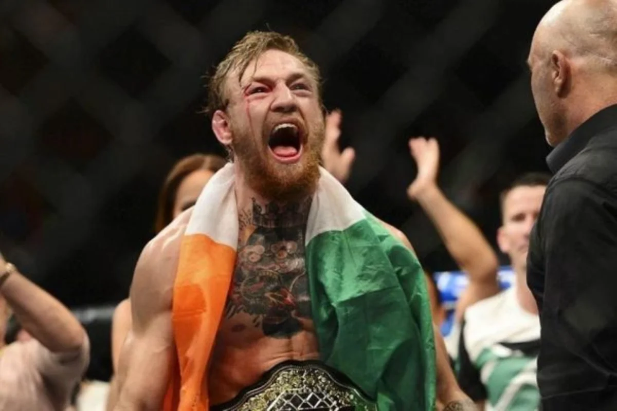 Conor McGregor anuncia fim de período sóbrio em apoio a Brad Pitt