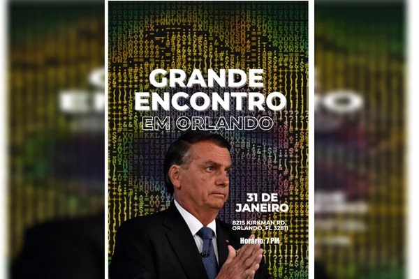 Evento em homenagem a Bolsonaro