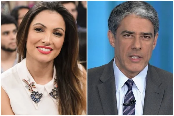 Patrícia Poeta fala sobre suposta briga com Bonner no Jornal Nacional