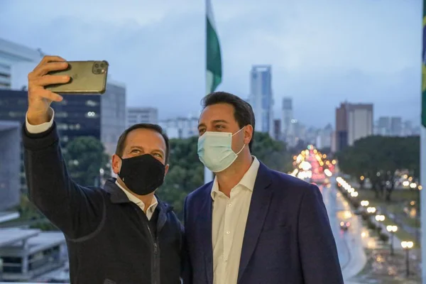 João Doria e Ratinho Junior