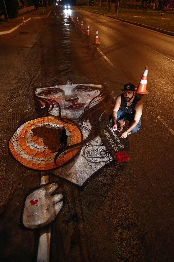 Setor de Indústrias e do Grafite. #bsburaco dá um trato em cratera no SIG - imagem 31 Setor de Indústrias e do Grafite. #bsburaco dá um trato em cratera no SIG - imagem 31