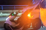 Moto que Iara usava para ir ao trabalho em Portugal