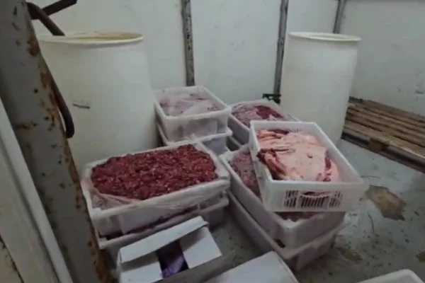 polícia carne imprópria