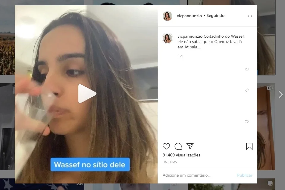 A estudante de psicologia tem 122 mil seguidores no Instagram A estudante de psicologia tem 122 mil seguidores no Instagram