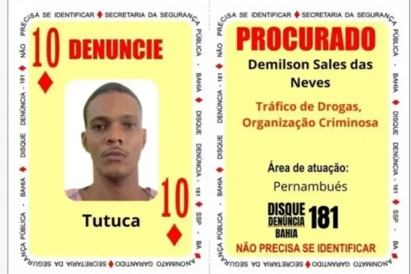 “10 de Ouros”: polícia busca Tutuca, mentor de sequestro a ex-político