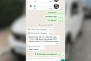 Mensagens enviadas por suposto pai de santo Mensagens enviadas por suposto pai de santo