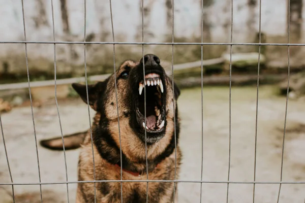 cachorro com raiva