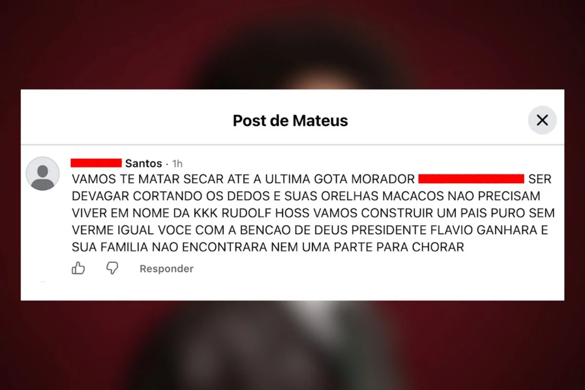 Ameaças a jornalista negro de 26 anos após ele declarar apoio a Lula Ameaças a jornalista negro de 26 anos após ele declarar apoio a Lula