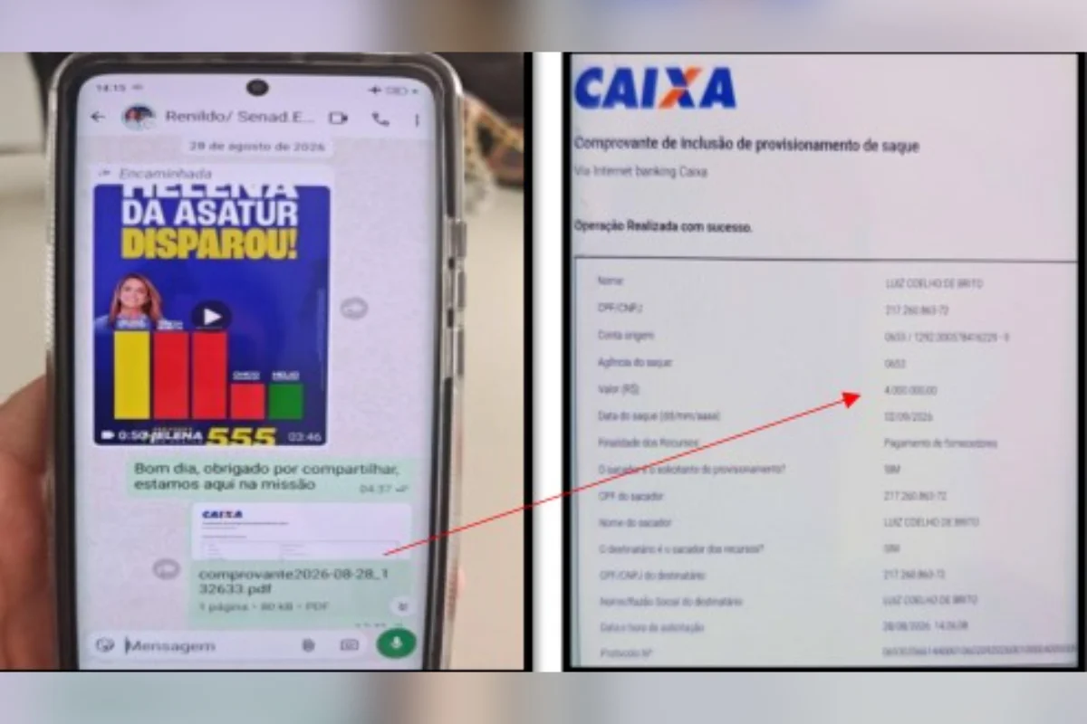 Troca de mensagens entre os empresários Troca de mensagens entre os empresários