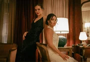 Mel Maia como Mirna, Giullia Bascacio como Suzana em Os Donos do Jogo Mel Maia como Mirna, Giullia Bascacio como Suzana em Os Donos do Jogo