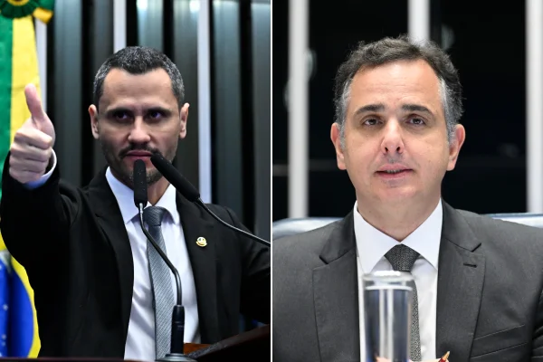Montagem com Cleitinho Azevedo e Rodrigo Pacheco