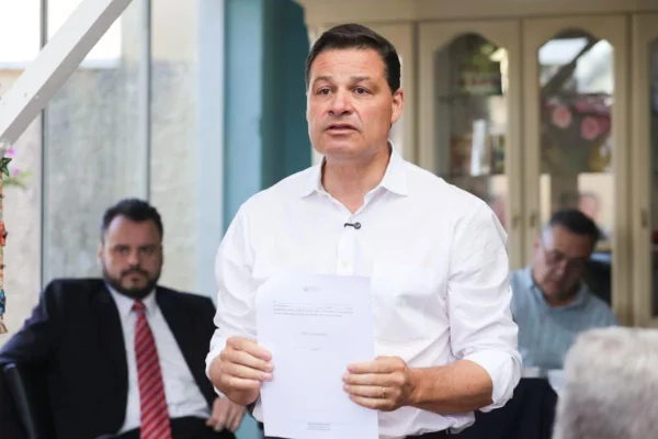 O candidato do PSD ao governo do Paraná, Sandro Alex
