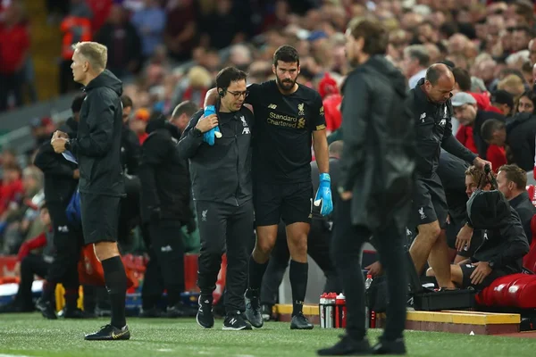 Klopp confirma Alisson fora “por algumas semanas” após lesão
