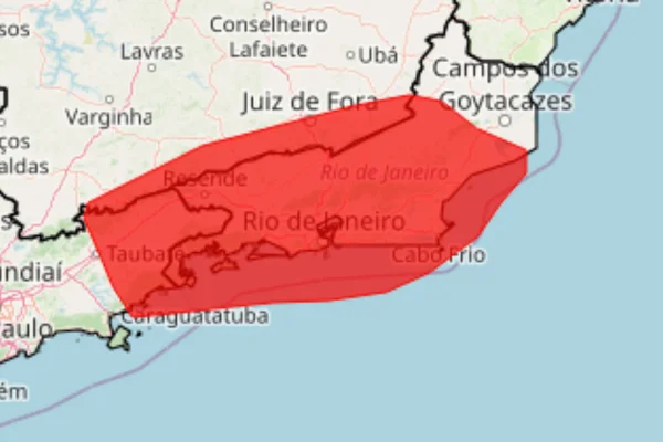 Inmet preve chuvas acumuladas em MG, SP e RJ