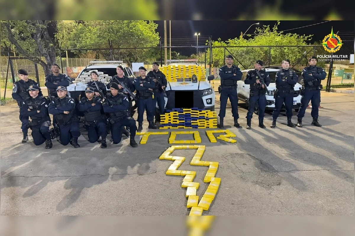 Casal é preso com R$ 10 milhões em cocaína e maconha no DF