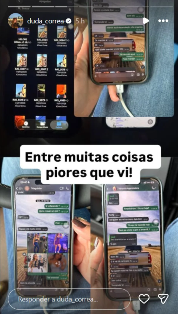 Ex de Rincon revela novo término após suposta traição e expõe prints. Veja - destaque galeria Ex de Rincon revela novo término após suposta traição e expõe prints. Veja - destaque galeria