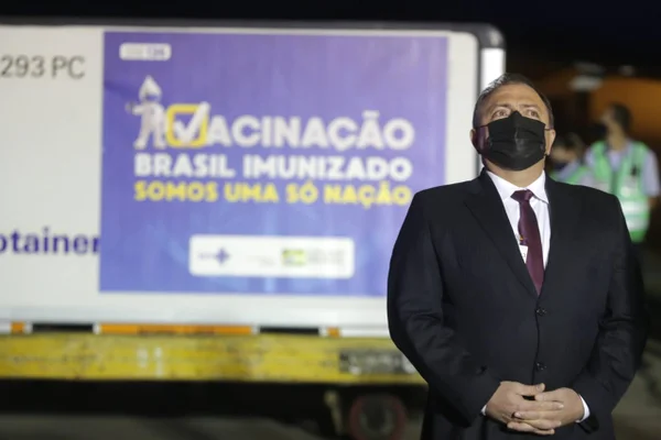 O ministro da Saúde, Eduardo Pazuello
