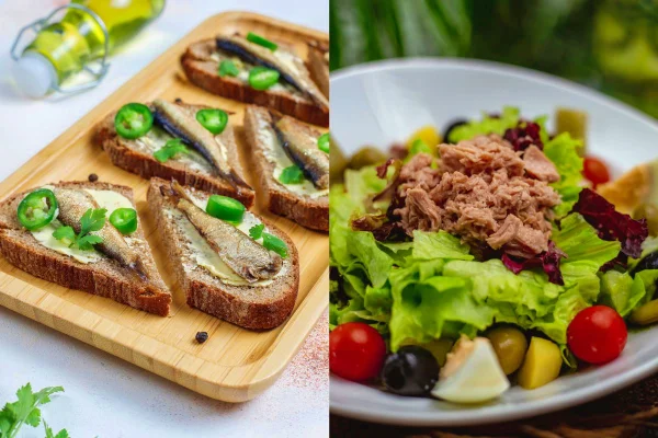 Sardinha e atum