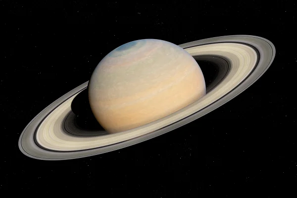 Ilustração mostra Saturno