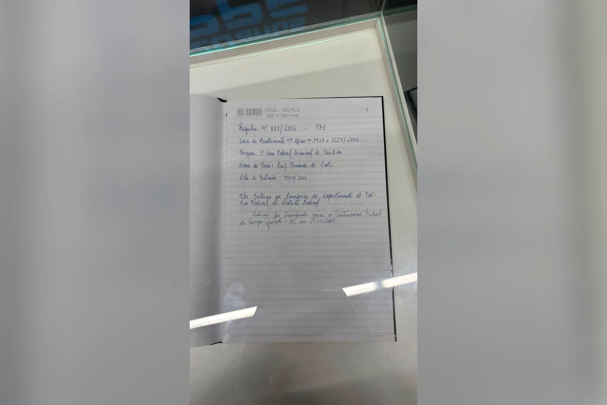 Veja documento que colocou Beira-Mar como interno 01 de prisão federal