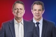 Tarcísio e Haddad disputam governo em São Paulo Tarcísio e Haddad disputam governo em São Paulo