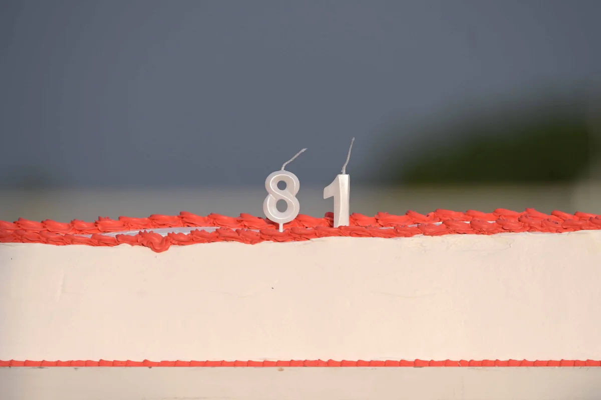 Bolo de aniversário para os 81 anos de Lula Bolo de aniversário para os 81 anos de Lula
