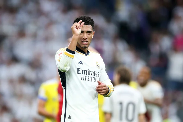 Foto colorida de Bellingham, do Real Madrid - Metrópoles