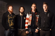 Foto de 2006 do Mastodon, com Brent Hinds, Troy Sanders, Brann Dailor, Bill Kelliher e Brabanthal, 