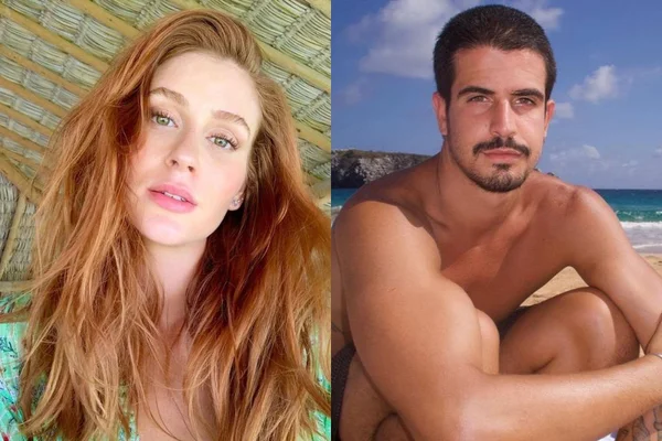 Marina tenta se esconder ao ser flagrada com Enzo Celulari em SP