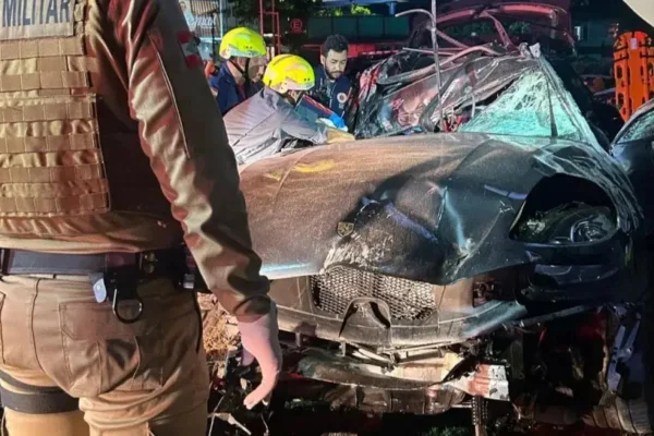 Imagem colorida, Motorista de Porsche em acidente com morte estava prestes a perder CNH- Metrópoles