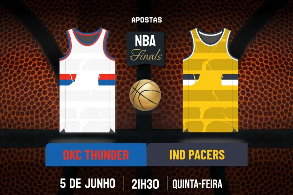 Palpite Oklahoma City Thunder x Indiana Pacers - Finais da NBA jogo 1 - APOSTAS