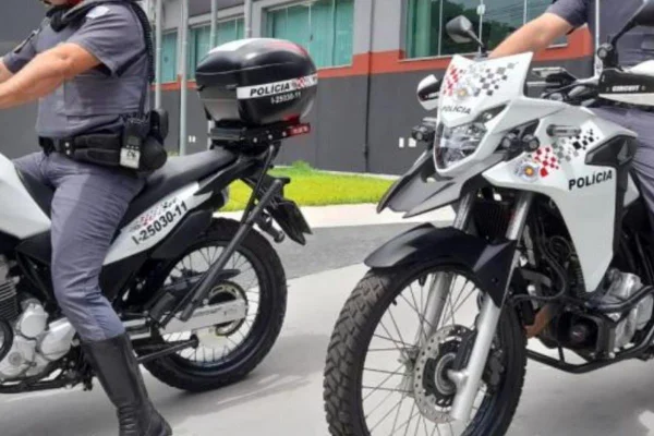 Motos de policiais militares em São Paulo - Metrópoles