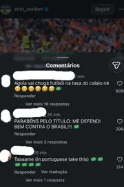 Kento Shiogai foi alvo de ataques após o fim da partida contra o Brasil