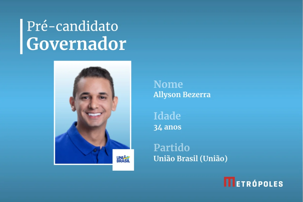 Candidatos ao governo - Allyson Bezerra (União Brasil) RN Candidatos ao governo - Allyson Bezerra (União Brasil) RN
