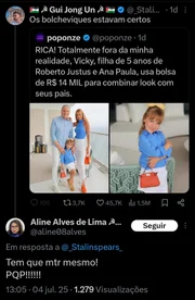 Print dos ataques à filha Roberto Justus Print dos ataques à filha Roberto Justus