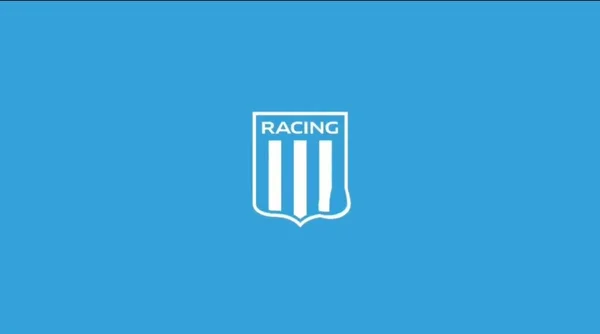 Imagem colorida do escudo modificado do Racing para campanha de conscientização do câncer- Metrópoles