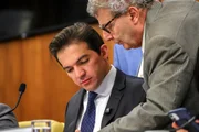 Presidente e vice-presidente da CPI da HIS,  Rubinho Nunes (União) e Nabil Bonduki (PT)