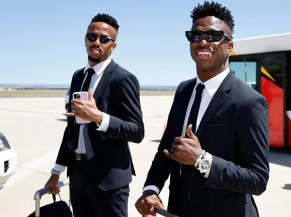 Éder Militão e Vinícius Junior