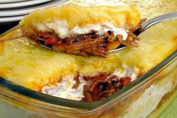 Polenta gratinada