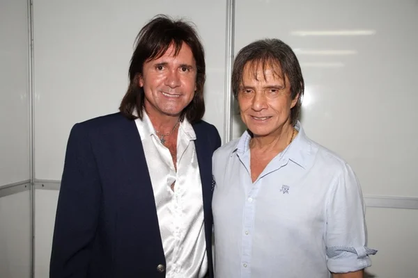 Roberto Boni (à esquerda) e Roberto Carlos