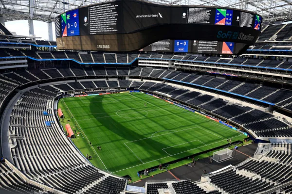 Imagem colorida de estádio da Copa América- Metrópoles