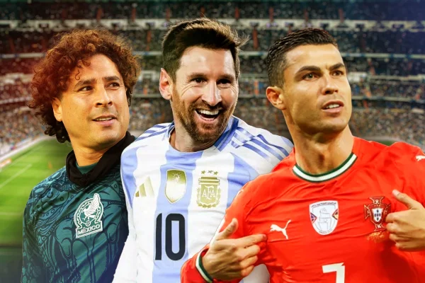Messi, Cristiano Ronaldo e Ochoa: isolados como atletas com mais Copas