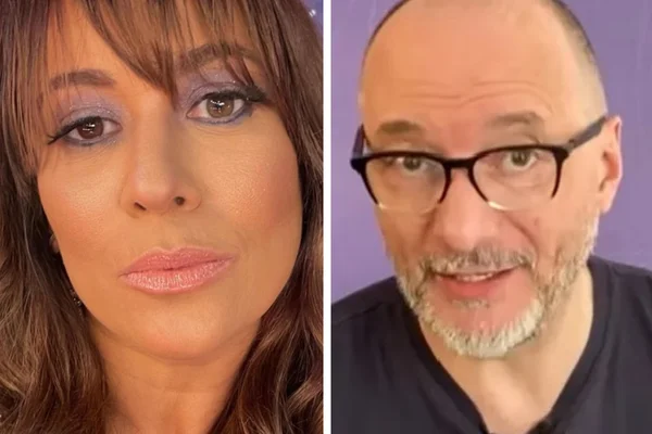 Montagem feita a partir de fotos das redes sociais de Renata Alves e Britto Jr. - Metrópoles
