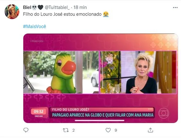 Web estranha reação de Ana Maria Braga com filho de Louro José - imagem 4 Web estranha reação de Ana Maria Braga com filho de Louro José - imagem 4