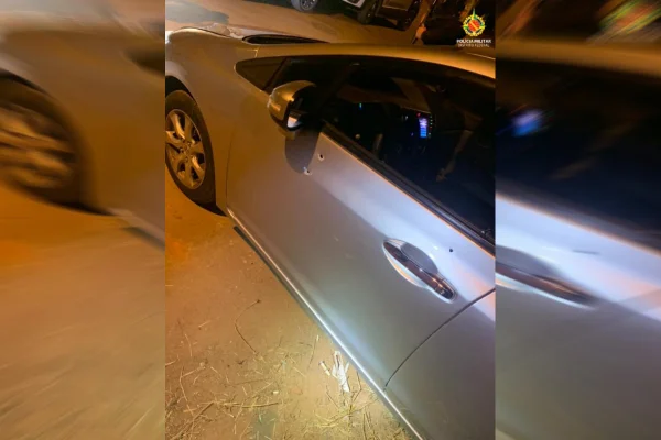 Carro é alvejado no DF e motorista é levado ao hospital com 4 tiros