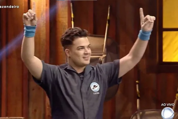 Lucas Santos vence a primeira prova do Fazendeiro de A Fazenda 14