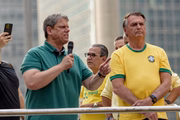 O governador Tarcísio de Freitas também vai discursar na Paulista