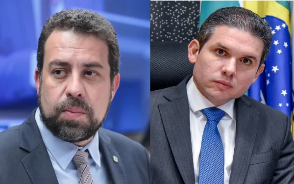 Guilherme Boulos e Hugo Motta