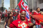 Ato de Lula na Rua Augusta Ato de Lula na Rua Augusta